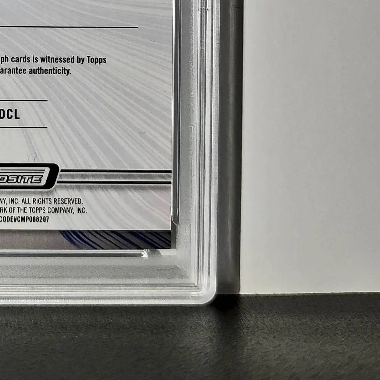 Dallas Clark 2023 Topps Resurgence #RA-DCL White Surge 38/125 PSA 9 Auto 10 - Football Card Single