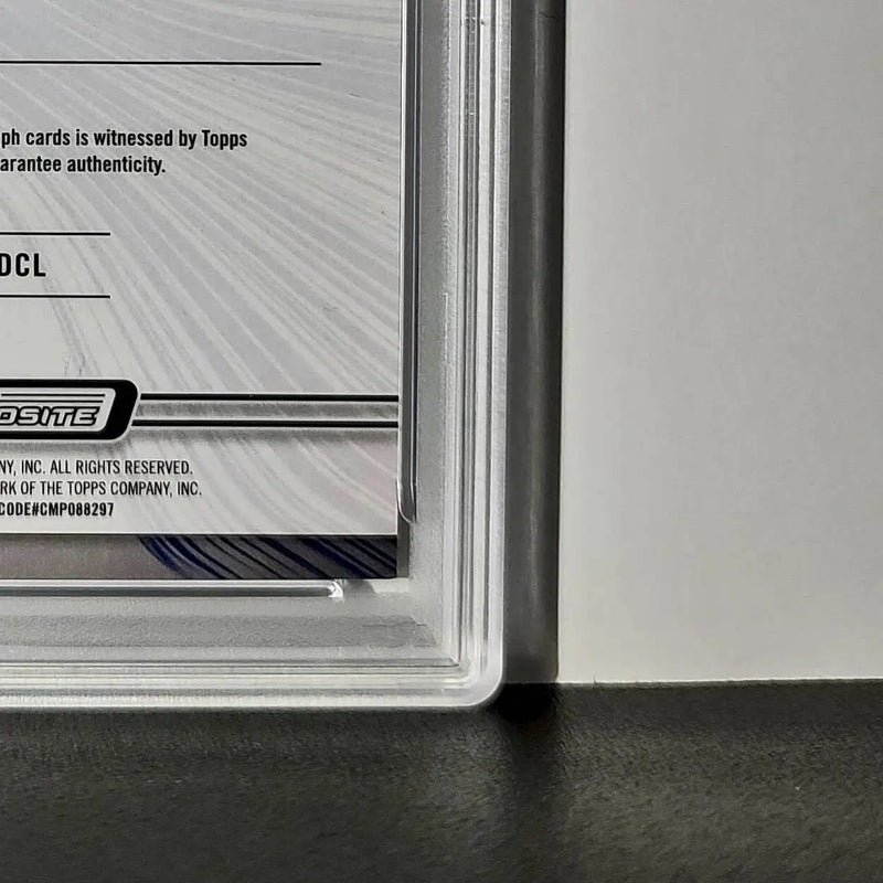 Dallas Clark 2023 Topps Resurgence #RA-DCL White Surge 38/125 PSA 9 Auto 10 - Football Card Single