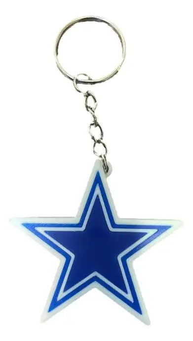 Dallas Cowboys Star Keychain – Fan Gift Stocking Stuffer - Collectibles