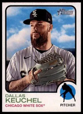 Dallas Keuchel 2022 Topps Heritage #133 Chicago White Sox - Baseball Card Single