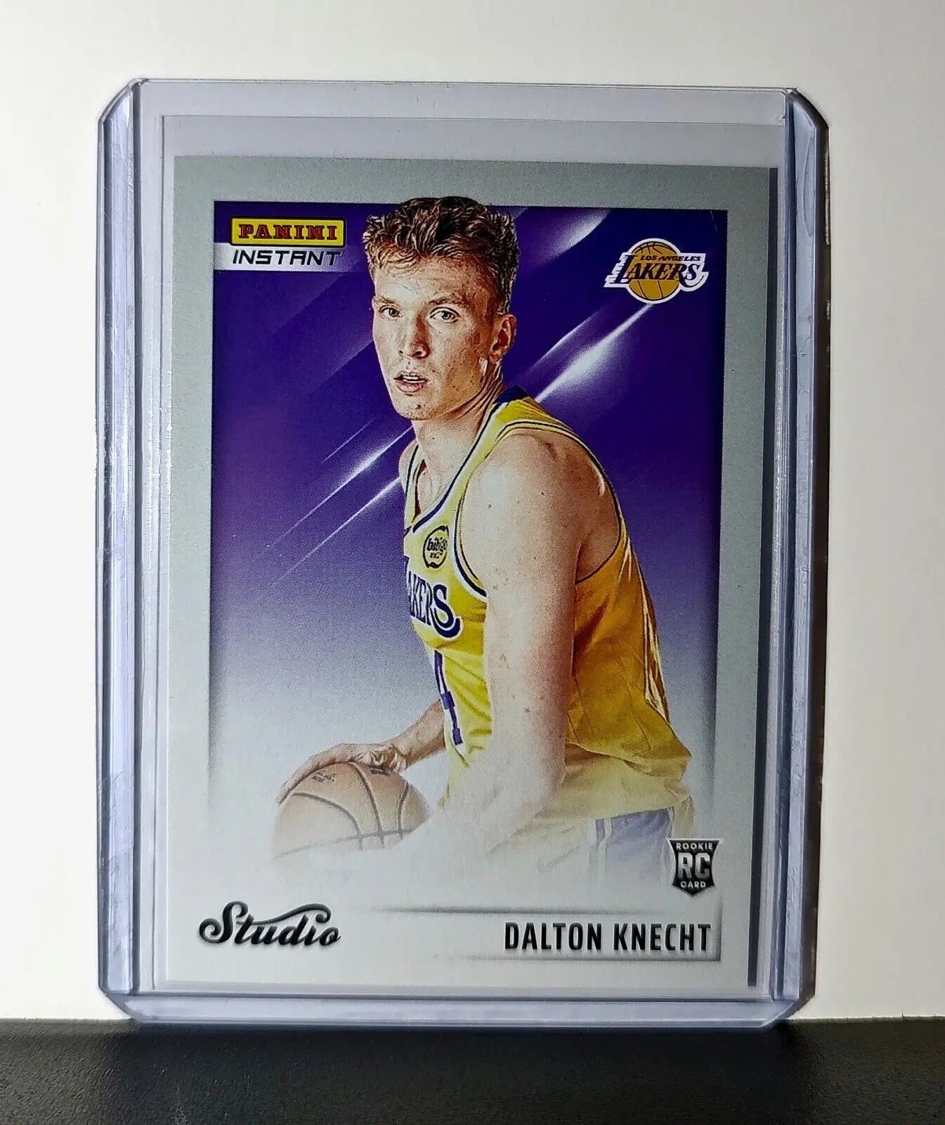 Dalton Knecht 2024-25 Panini NBA Studio #32 Rookie Card Los Angeles Lakers 1/275 - Basketball Card Single