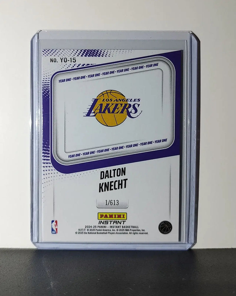 Dalton Knecht Rookie Card 2024-25 Panini Year One #15 LA Lakers 1/613 - Basketball Card Single