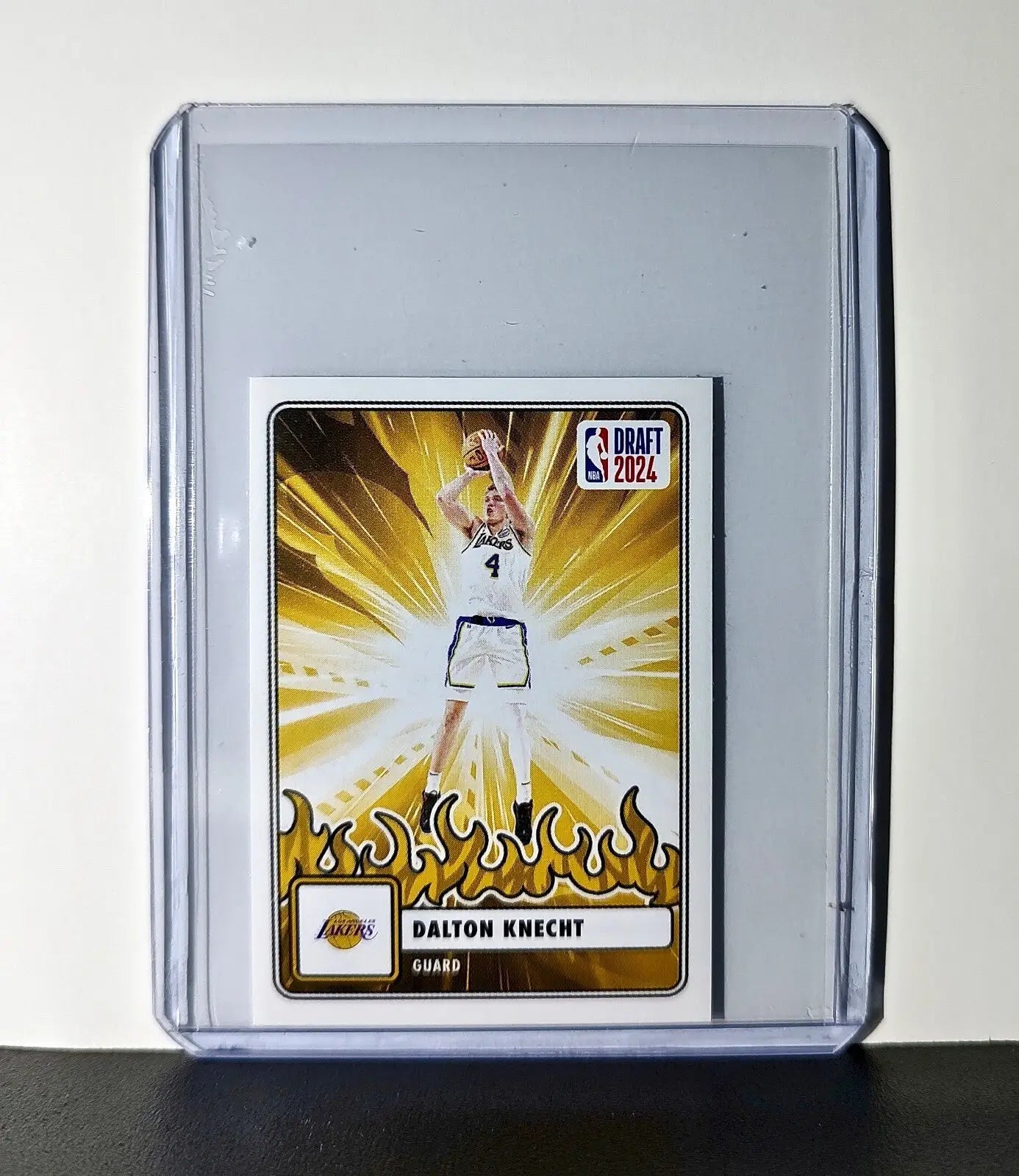 Dalton Knecht Rookie Draft 2024-25 Panini NBA 95 Sticker Card Los Angeles Lakers - Basketball Card Single