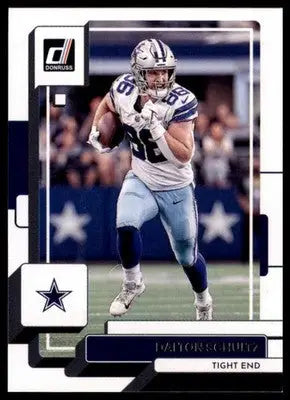 Dalton Schultz 2022 Donruss #152 Dallas Cowboys - Football Card Single