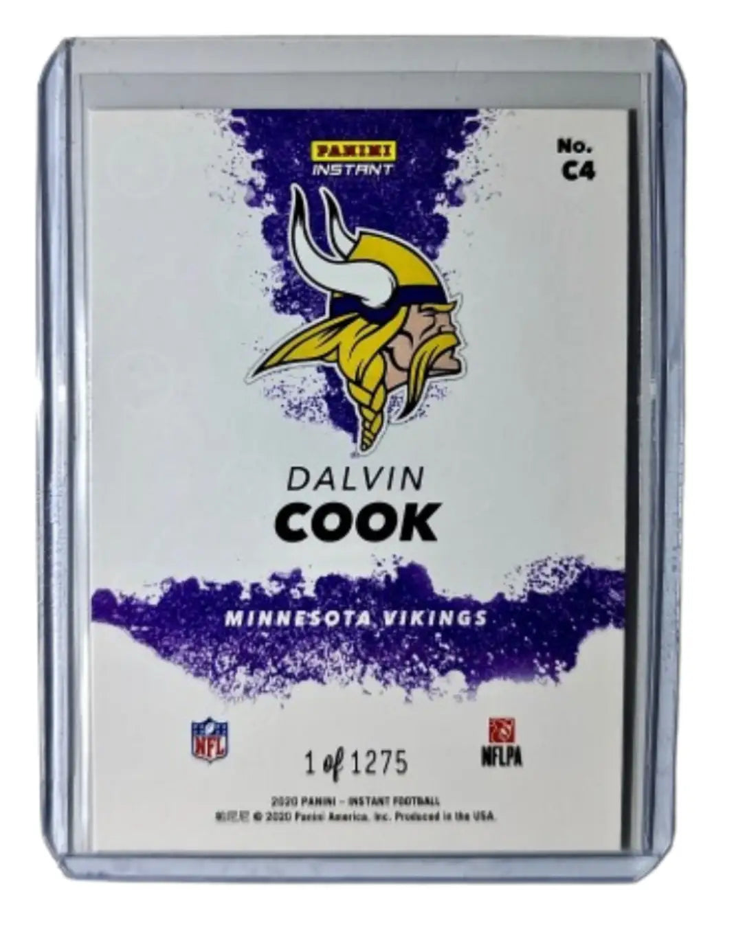 Dalvin Cook 2020 Panini NFL Instant My City #4 Football Card 1 of 1275 - Football Card Single