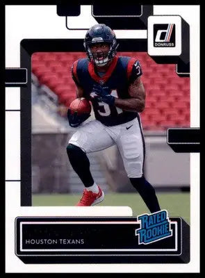 Dameon Pierce Rookie 2022 Donruss #340 Houston Texans - Football Card Single