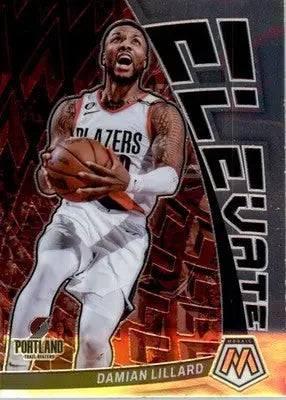 Damian Lillard - 2022-23 Panini Mosaic - #17 - Elevate Basketball - Basketball Card Single