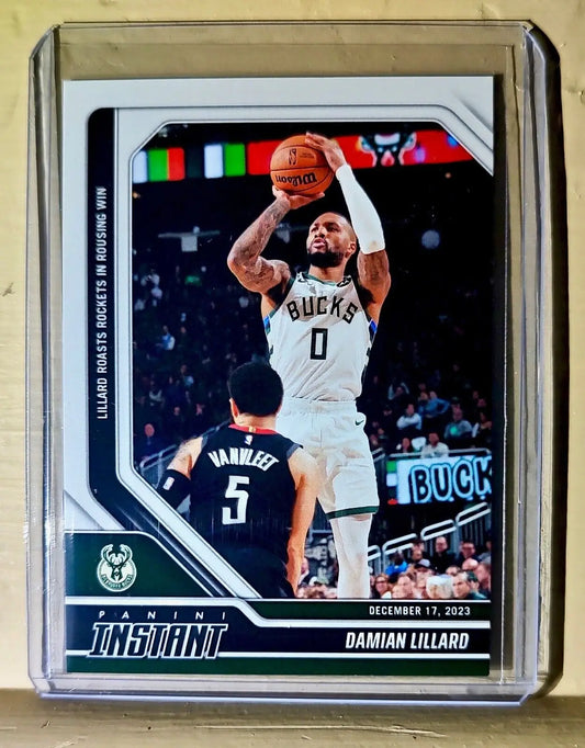 Damian Lillard 2023-24 Panini #180 Basketball NBA Card 1 of 67 Bucks - Basketball Card Single