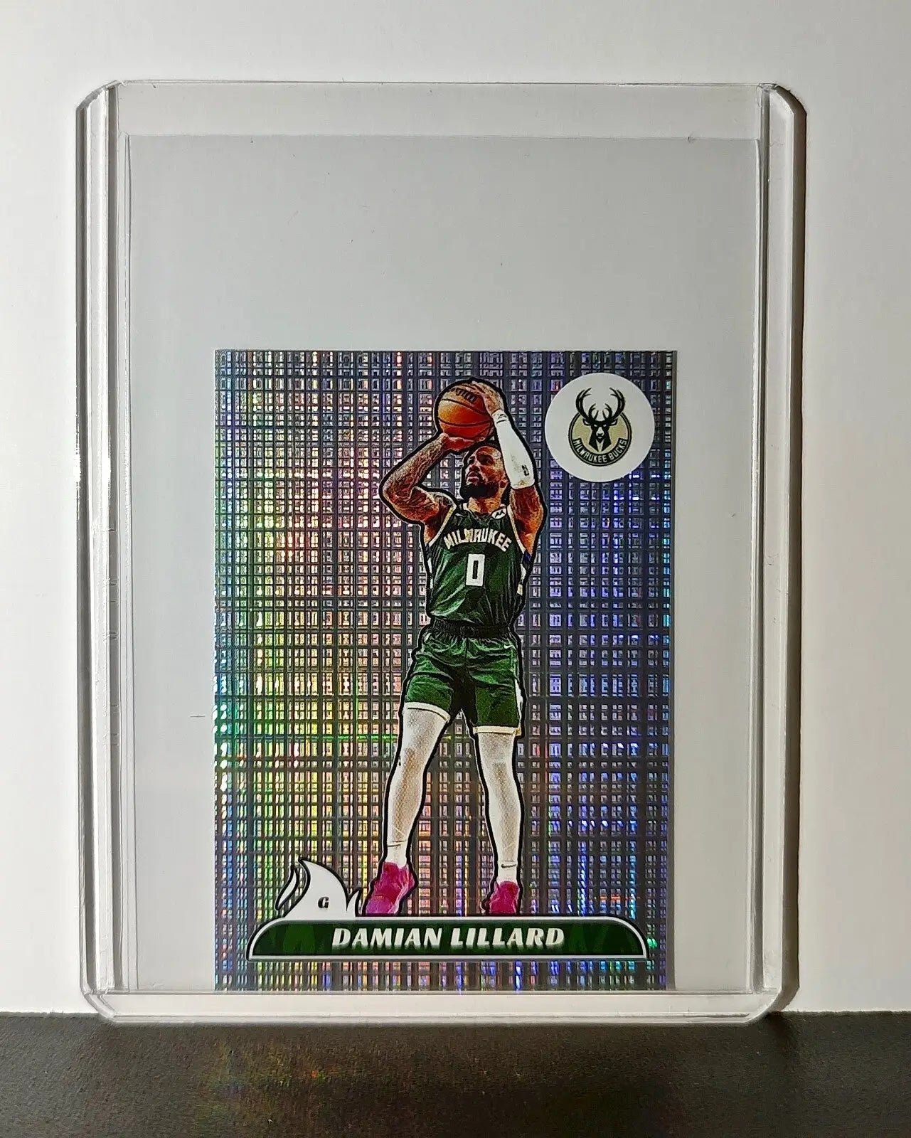 Damian Lillard 2024-25 Panini NBA #225 Foil Sticker Card Milwaukee Bucks