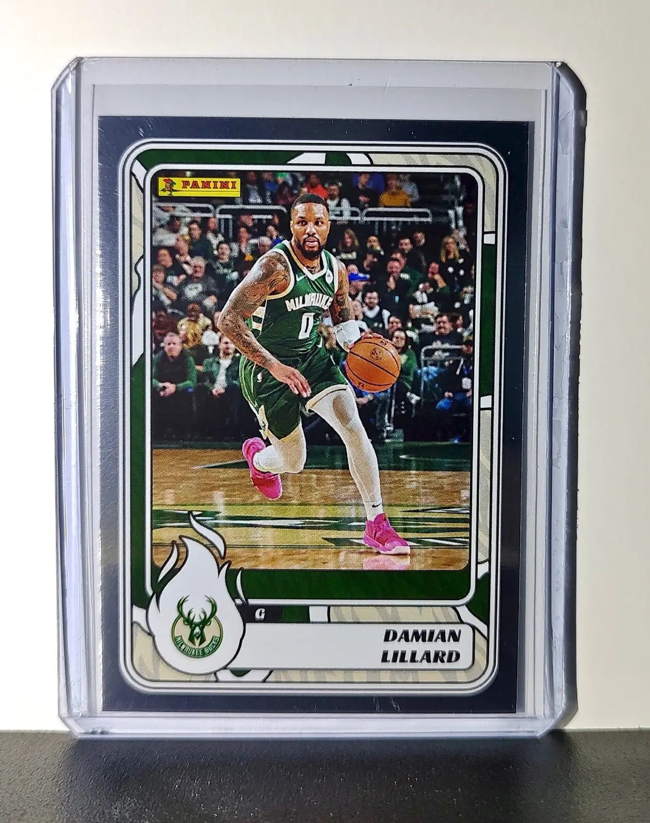 Damian Lillard 2024-25 Panini NBA #23 Foil Sticker Card Milwaukee Bucks