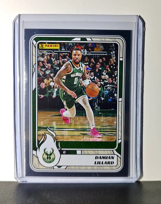 Damian Lillard 2024-25 Panini NBA #23 Foil Sticker Card Milwaukee Bucks - Basketball Card Single