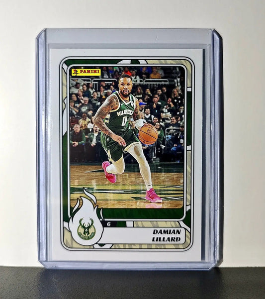 Damian Lillard 2024-25 Panini NBA #23 Sticker Card Milwaukee Bucks - Basketball Card Single