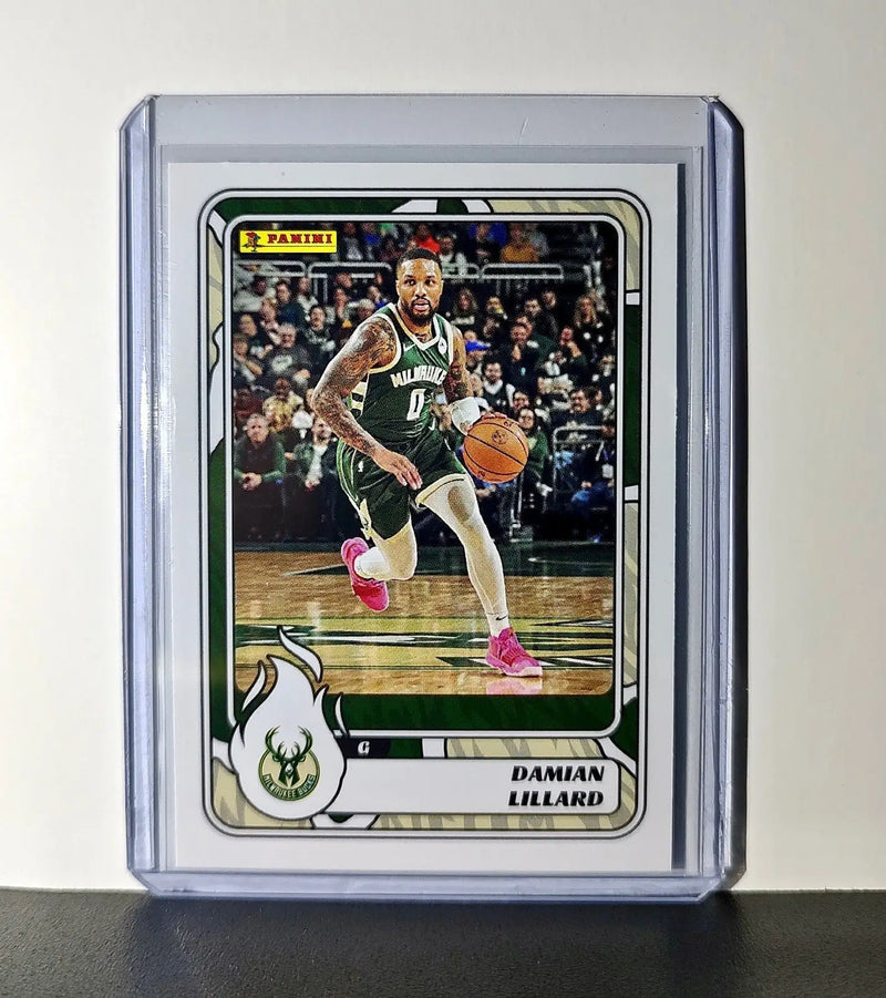 Damian Lillard 2024-25 Panini NBA #23 Sticker Card Milwaukee Bucks