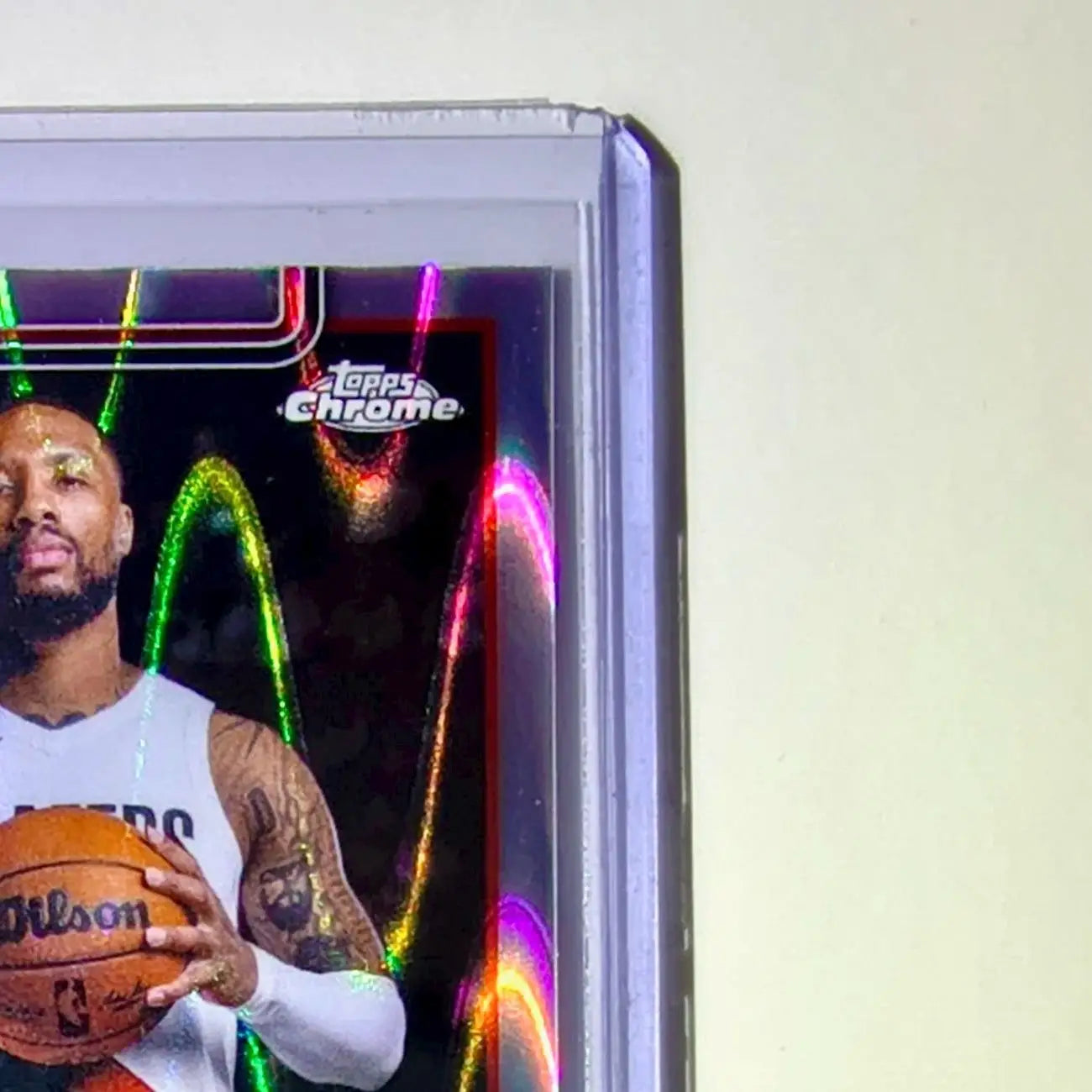 Damian Lillard 2025-26 NBA Topps Chrome Update RayWave Refractor #46 Card - Basketball Card Single