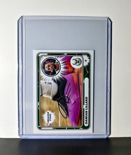 Damian Lillard Sneaker Stars 2024-25 Panini NBA #40 Sticker Card Milwaukee Bucks - Basketball Card Single