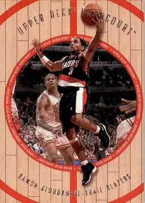 Damon Stoudamire - 1998 Upper Deck Hardcourt - #16 - Basketball - Basketball Card Single