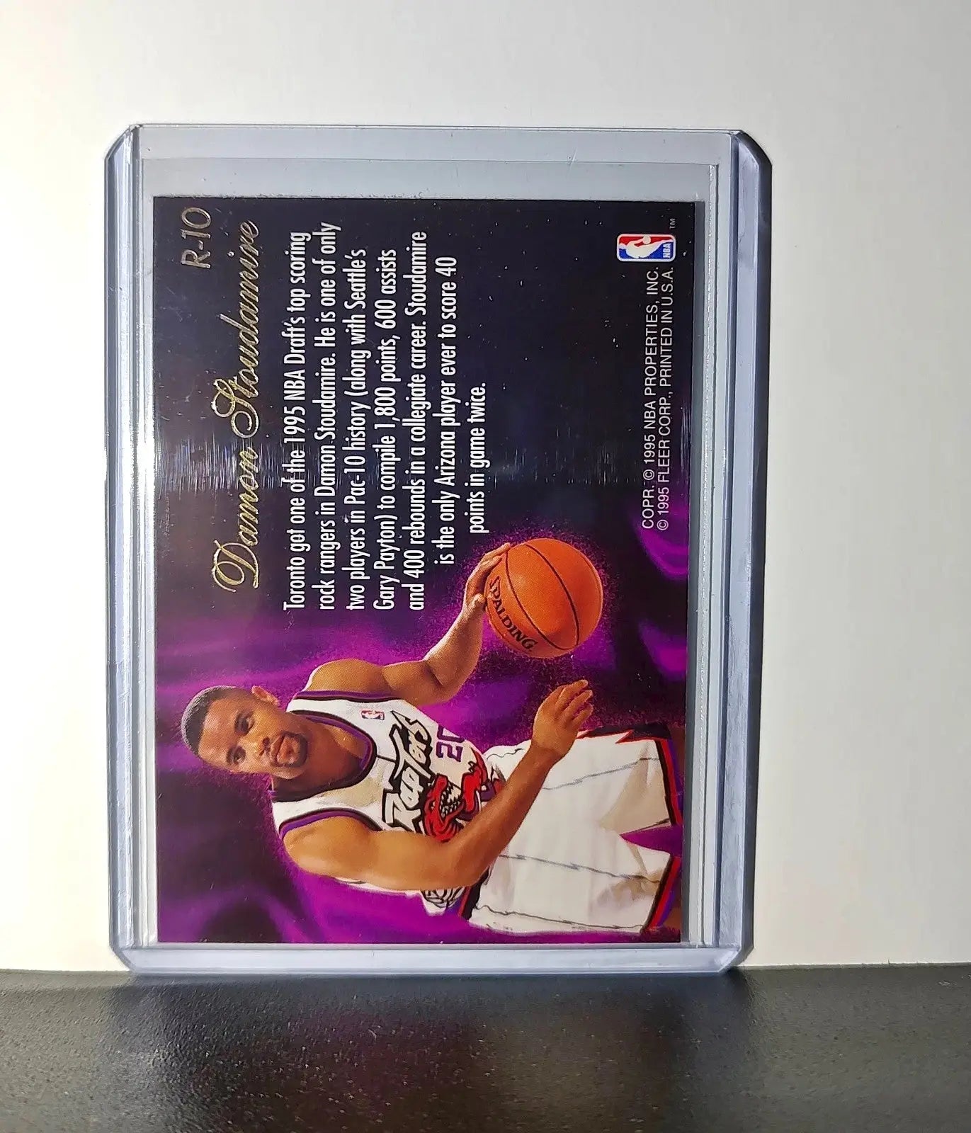 Damon Stoudamire Rookie 1995-96 Flair NBA #R-10 Class of ’95 - Basketball Card Single