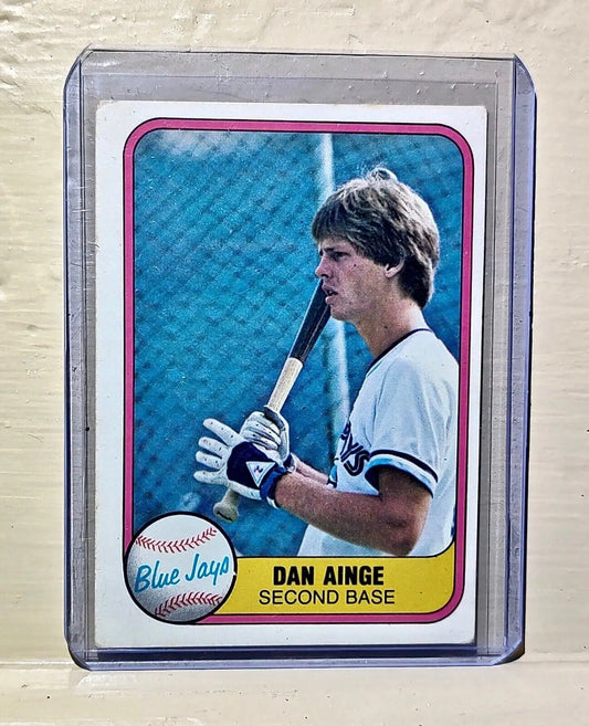 Dan Ainge 1981 Fleer MLB #418 Baseball Card Toronto Blue Jays - Baseball Card Single