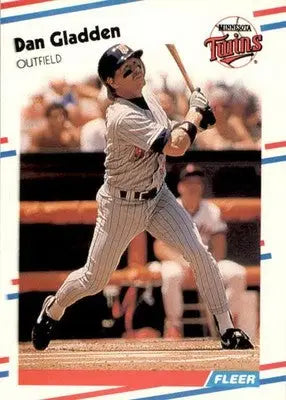 Dan Gladden - 1988 Fleer - #12 - Baseball - Baseball Card Single