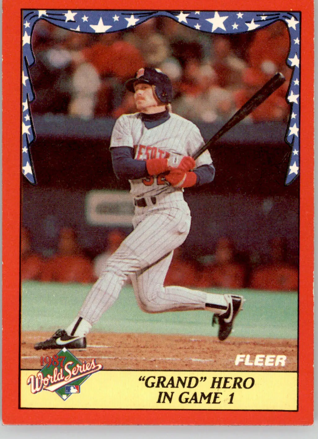 Dan Gladden - ’Grand’ Hero in Game 1 - 1988 Fleer - #1 - World Series - Baseball Card Single