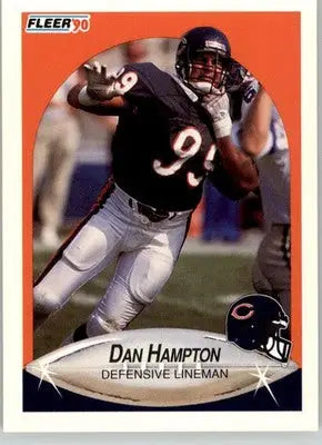 Dan Hampton - 1990 Fleer Update - #U-112 - Football - Football Card Single