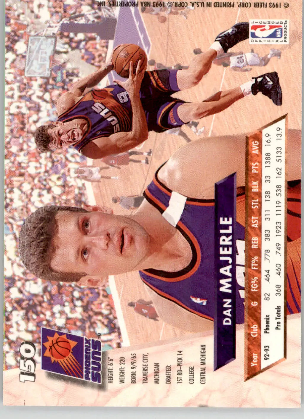 Dan Majerle - 1993-94 Ultra - #150 - Basketball - Basketball Card Single