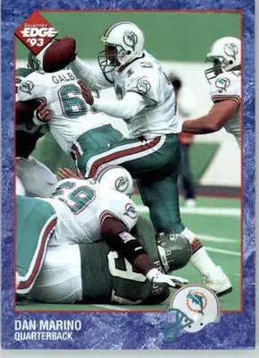 Dan Marino - 1993 Collector’s Edge - #113 - #/100000 SN Football - Football Card Single