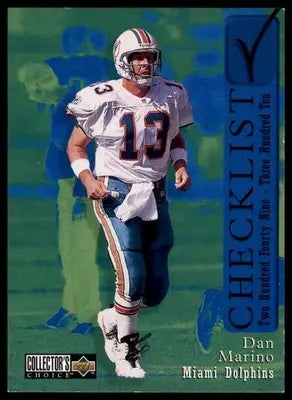 Dan Marino 1997 Collector’s Choice #307 Miami Dolphins - Football Card Single