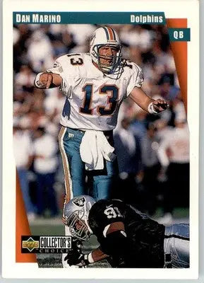 Dan Marino - 1997 Collector’s Choice Miami Dolphins - #MI9 - Football - Football Card Single