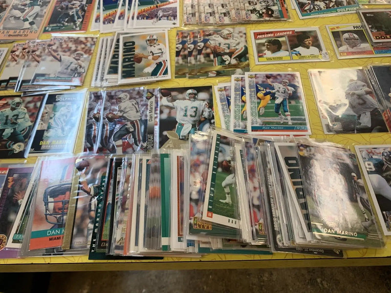 Dan Marino Miami Dolphins Card Lot 350+ NFL Base Inserts UDA Topps Score Fleer - Other