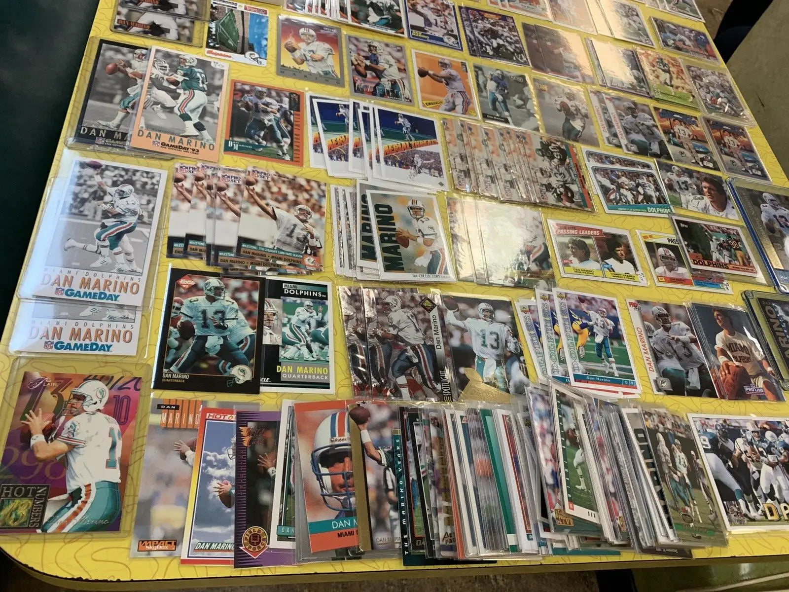 Dan Marino Miami Dolphins Card Lot 350+ NFL Base Inserts UDA Topps Score Fleer - Other
