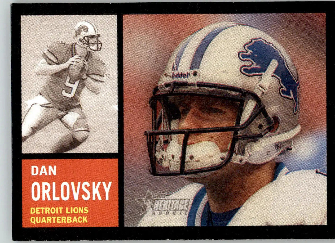Dan Orlovsky - 2005 Topps Heritage - #262 - Rookie Football - Football Card Single