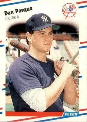 Dan Pasqua - 1988 Fleer - #217 - Baseball - Baseball Card Single