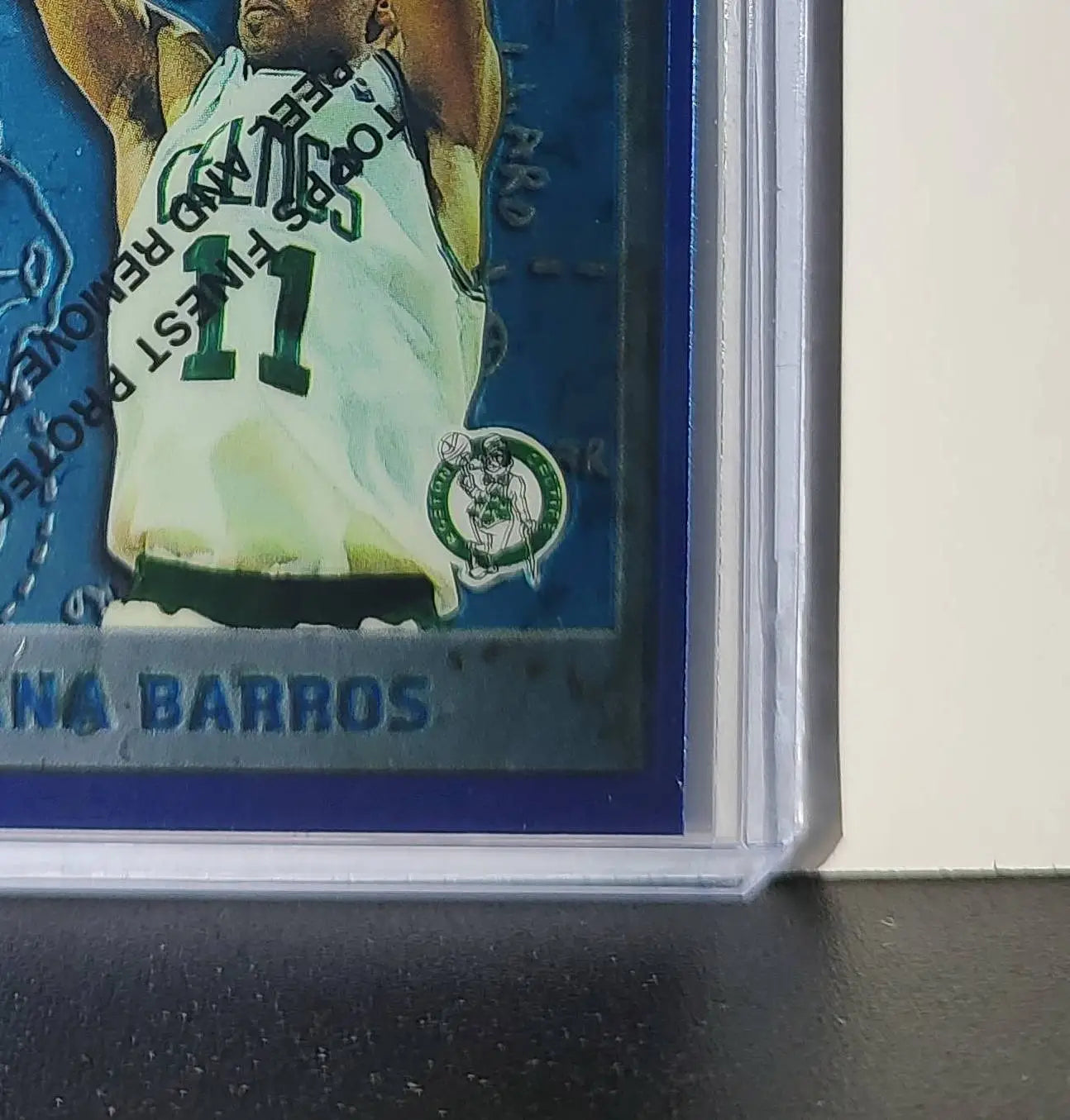 Dana Barros 1995-96 Topps Finest NBA #181 Card Boston Celtics - Basketball Card Single