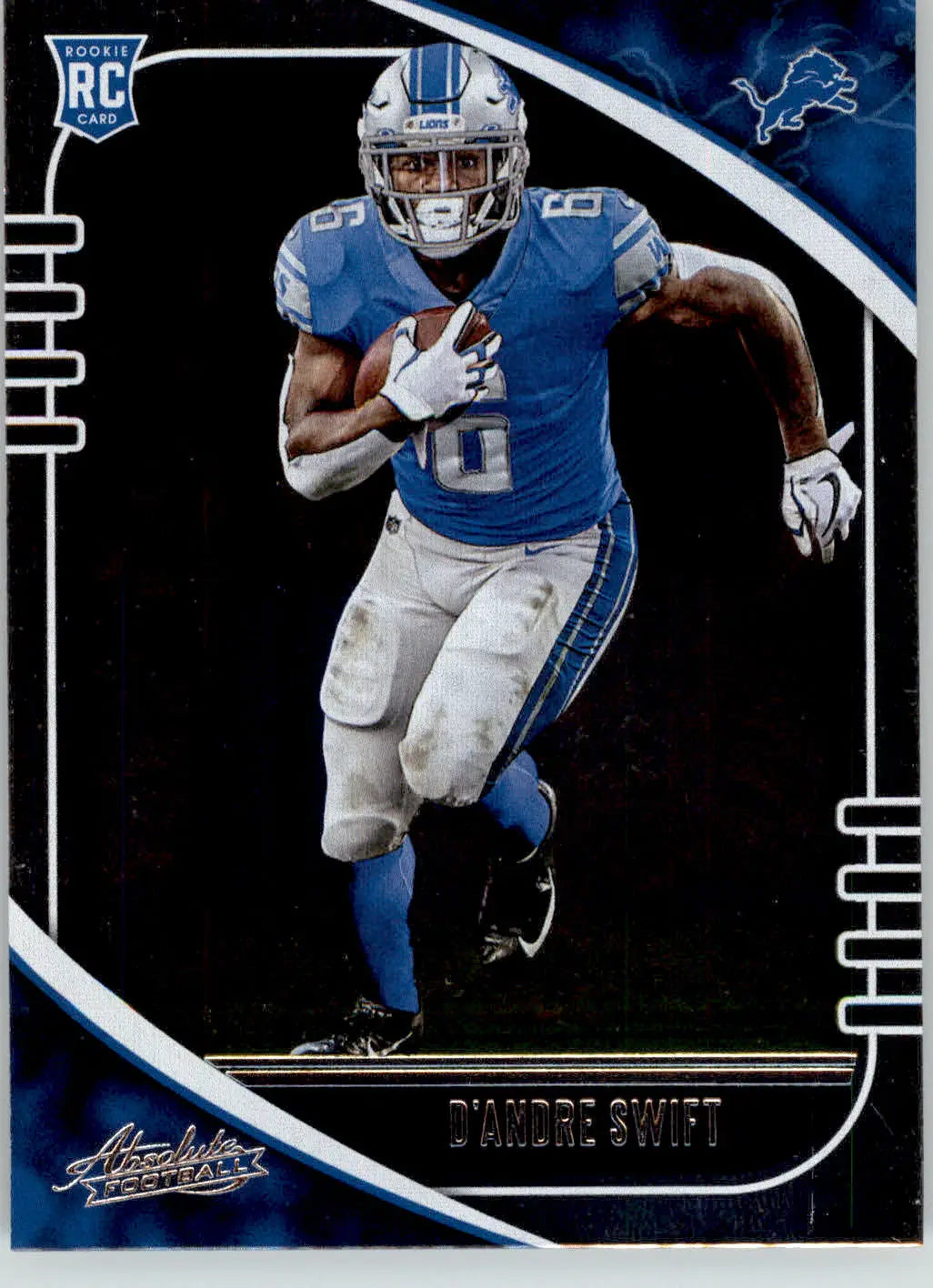 D’Andre Swift - 2020 Panini Absolute - #124 - RC Retail Football - Football Card Single
