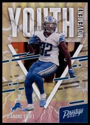 D’Andre Swift 2021 Panini Prestige Youth Movement #YM-3 Detroit Lions - Football Card Single