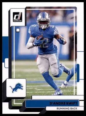 D’Andre Swift 2022 Donruss #89 Detroit Lions - Football Card Single