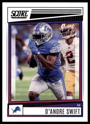 D’Andre Swift 2022 Score #88 Detroit Lions - Football Card Single