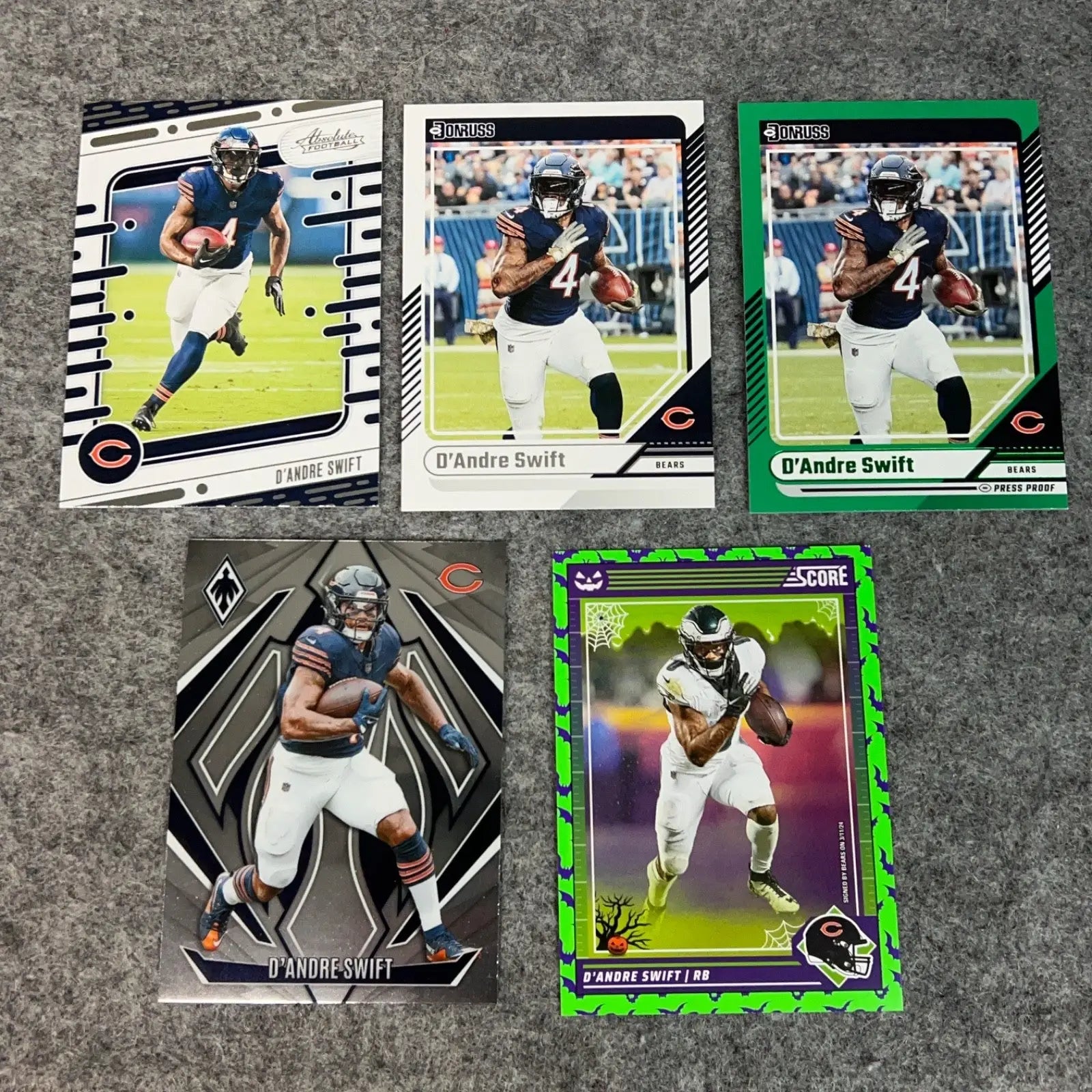 DAndre Swift Chicago Bears Football Card 2024 Panini NFL Sports You Pick Choose - Football Card Single