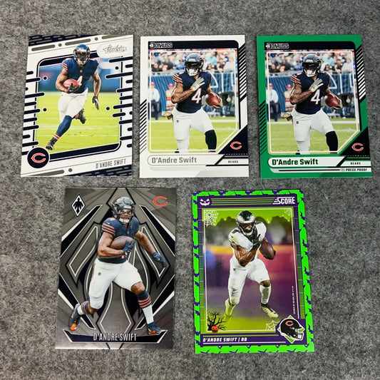 DAndre Swift Chicago Bears Football Card 2024 Panini NFL Sports You Pick Choose - Football Card Single