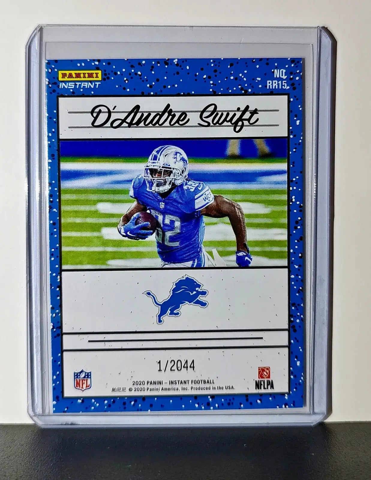 D’Andre Swift Rookie 2020 Panini NFL #15 Rated Rookie Card Detroit Lions