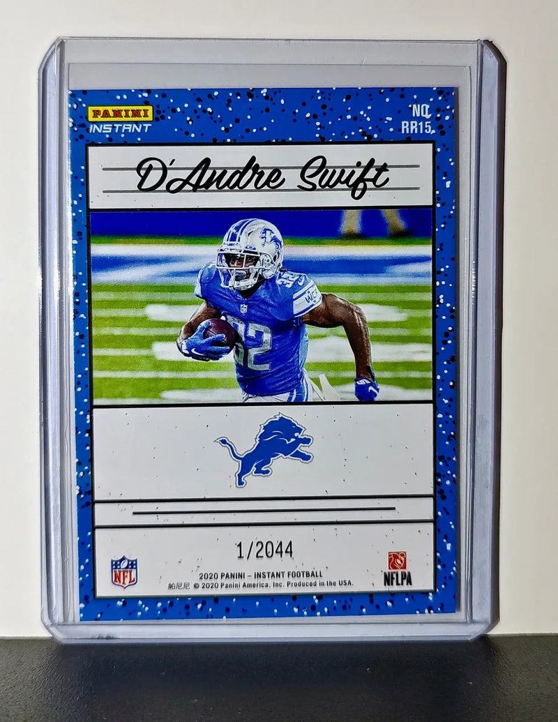 D’Andre Swift Rookie 2020 Panini NFL #15 Rated Rookie Card Detroit Lions