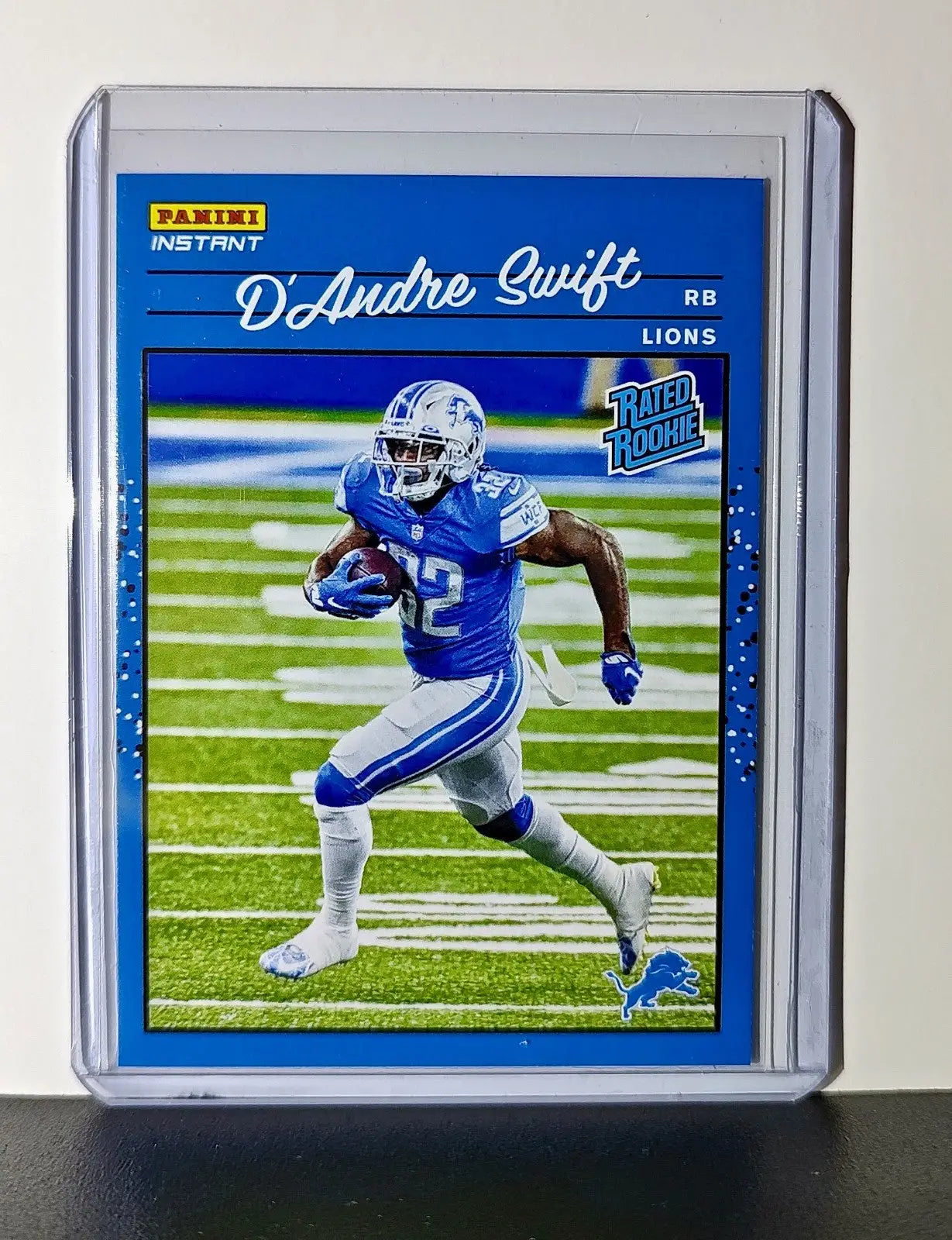 D’Andre Swift Rookie 2020 Panini NFL #15 Rated Rookie Card Detroit Lions