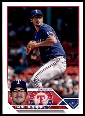 Dane Dunning 2023 Topps #367 Texas Rangers