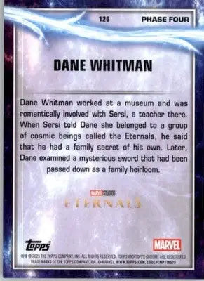 Dane Whitman - 2025 Topps Chrome Marvel Studios - #126 - Non_sport - Marvel Card Single