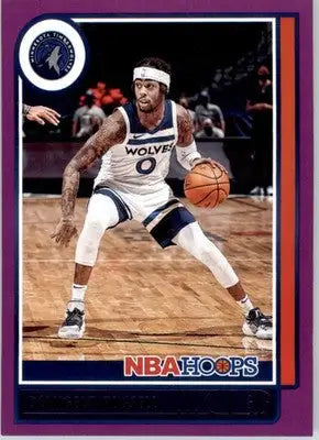 D’Angelo Russell - 2021-22 Hoops - #161 - Purple Basketball - Basketball Card Single