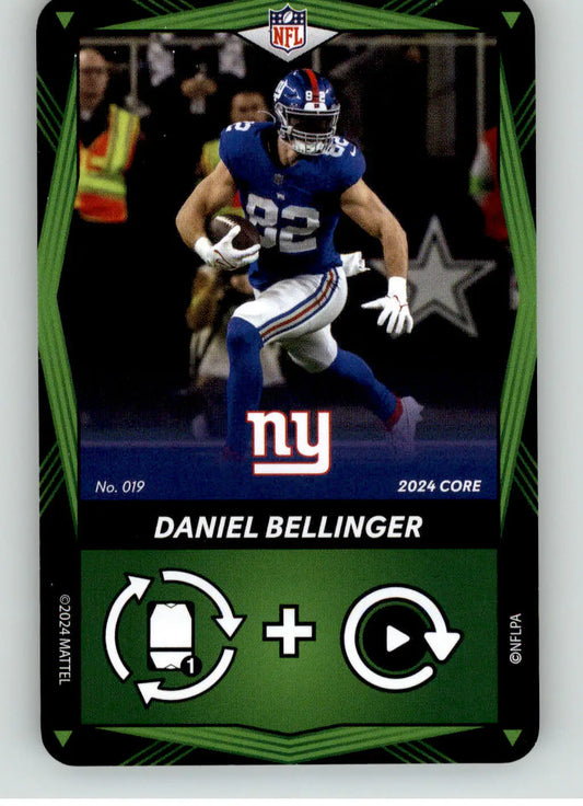 Daniel Bellinger - 2024 UNO Elite Core Edition - Green - #019 - Football - Football Card Single