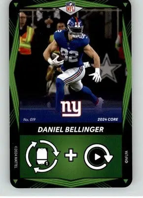 Daniel Bellinger - 2024 UNO Elite Core Edition - Green - #019 - Football - Football Card Single