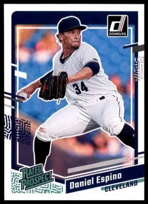 Daniel Espino 2023 Donruss #71 Cleveland Guardians - Baseball Card Single