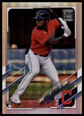 Daniel Johnson 2021 Topps Rainbow Foil #103 Cleveland Indians - Baseball Card Single